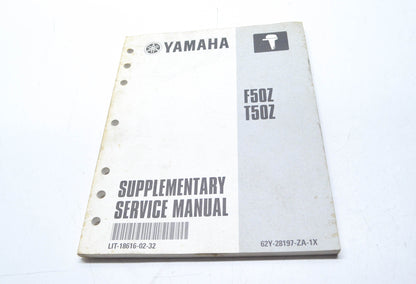 OEM Yamaha LIT-18616-02-32 F50Z-B/T50Z-B Service Manual Supplement