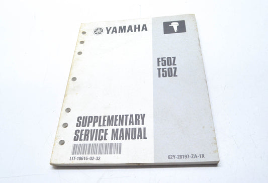 OEM Yamaha LIT-18616-02-32 F50Z-B/T50Z-B Service Manual Supplement