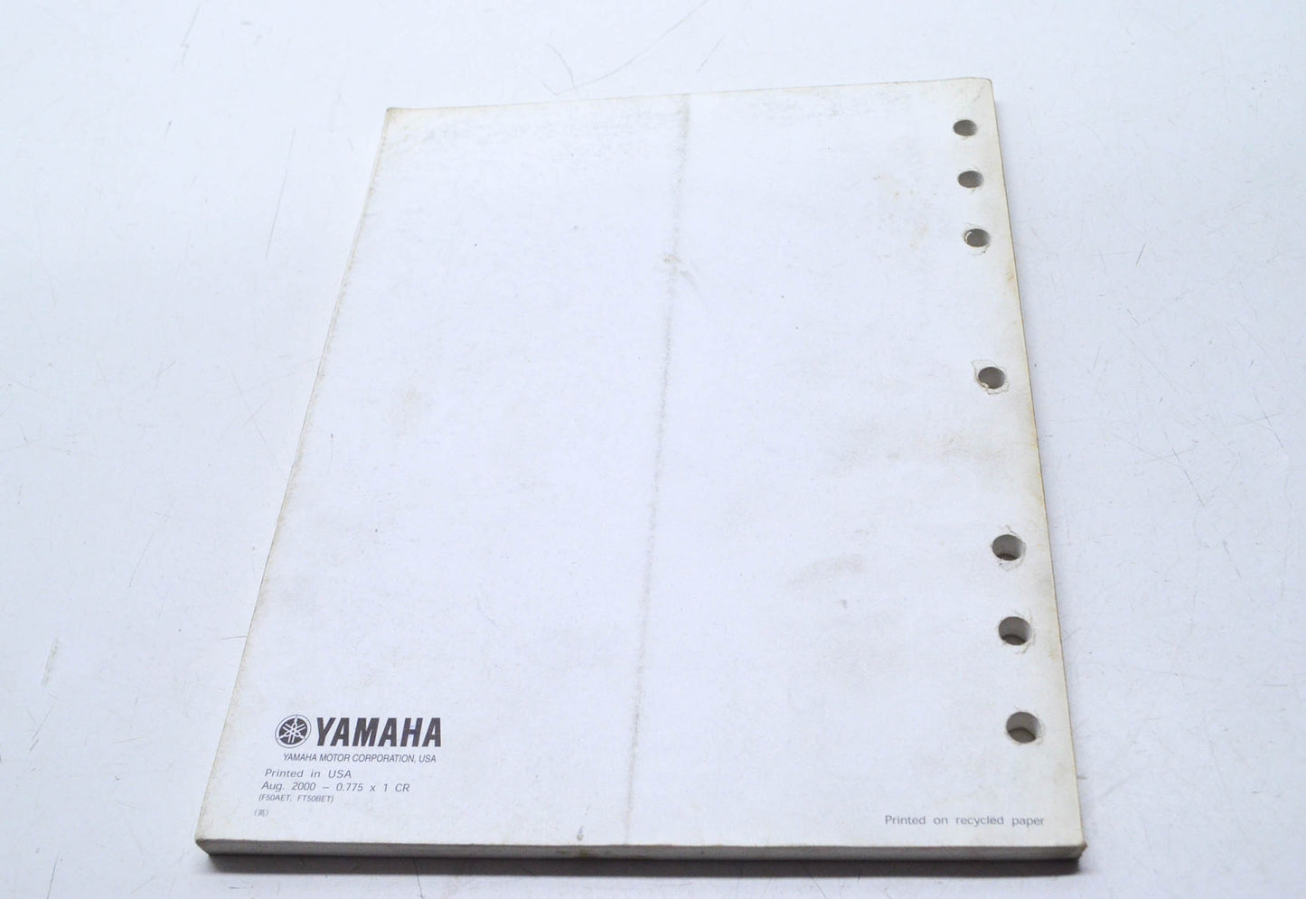 OEM Yamaha LIT-18616-02-32 F50Z-B/T50Z-B Service Manual Supplement
