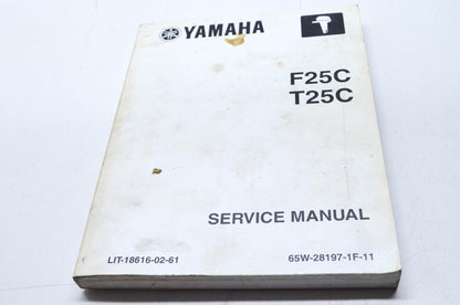 OEM Yamaha LIT-18616-02-61 F25C T25C Service Manual