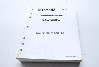 OEM Yamaha 2012 XTZ12B[C] Service Manual