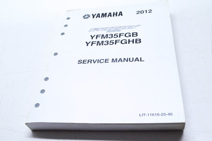 OEM Yamaha LIT-11616-25-40 YFM35FGBGR/ FGBL/ FG Service Manual