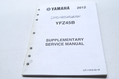 OEM Yamaha LIT-11616-25-18 YFZ45B YFZ450 2012 Service Manual