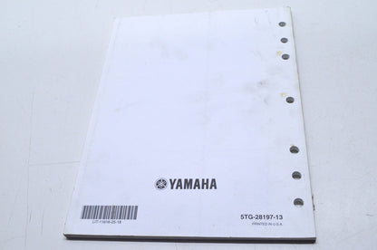 OEM Yamaha LIT-11616-25-18 YFZ45B YFZ450 2012 Service Manual
