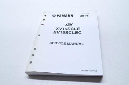 OEM Yamaha LIT-11616-27-58 XV19SCLE(C) Service Manual