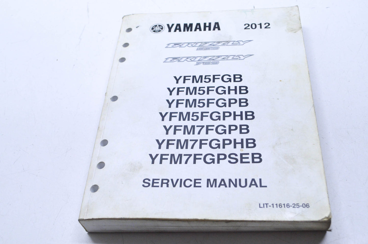 OEM Yamaha LIT-11616-25-06 YFM5FGB/FGHB/ FGPB/ Service Manual