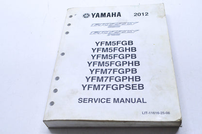 OEM Yamaha LIT-11616-25-06 YFM5FGB/FGHB/ FGPB/ Service Manual