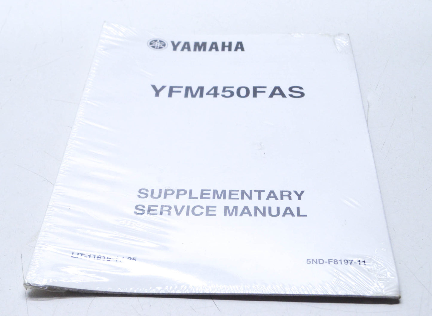 OEM Yamaha LIT-11616-17-25 YFM450FAS Service Manual Supplement NOS