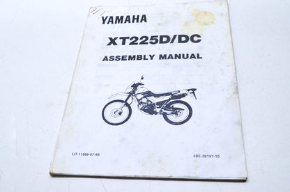 OEM Yamaha LIT-11666-07-99 XT225D/DC Assembly Manual