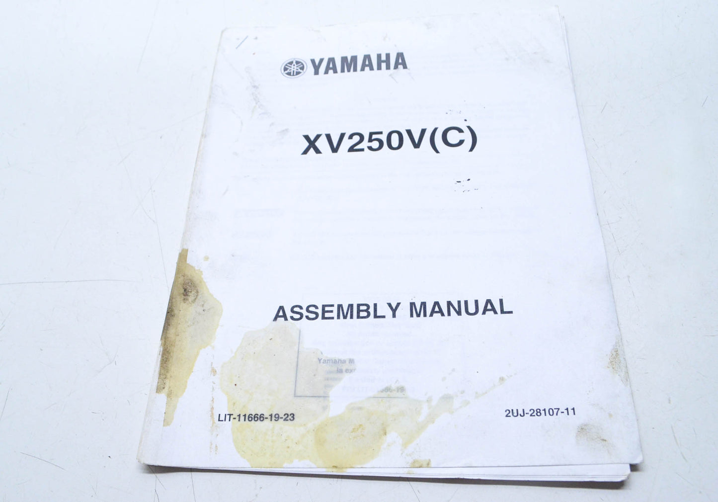 OEM Yamaha LIT-11666-19-23 XV250 V-Z (C) 2006-2 Assembly Manual