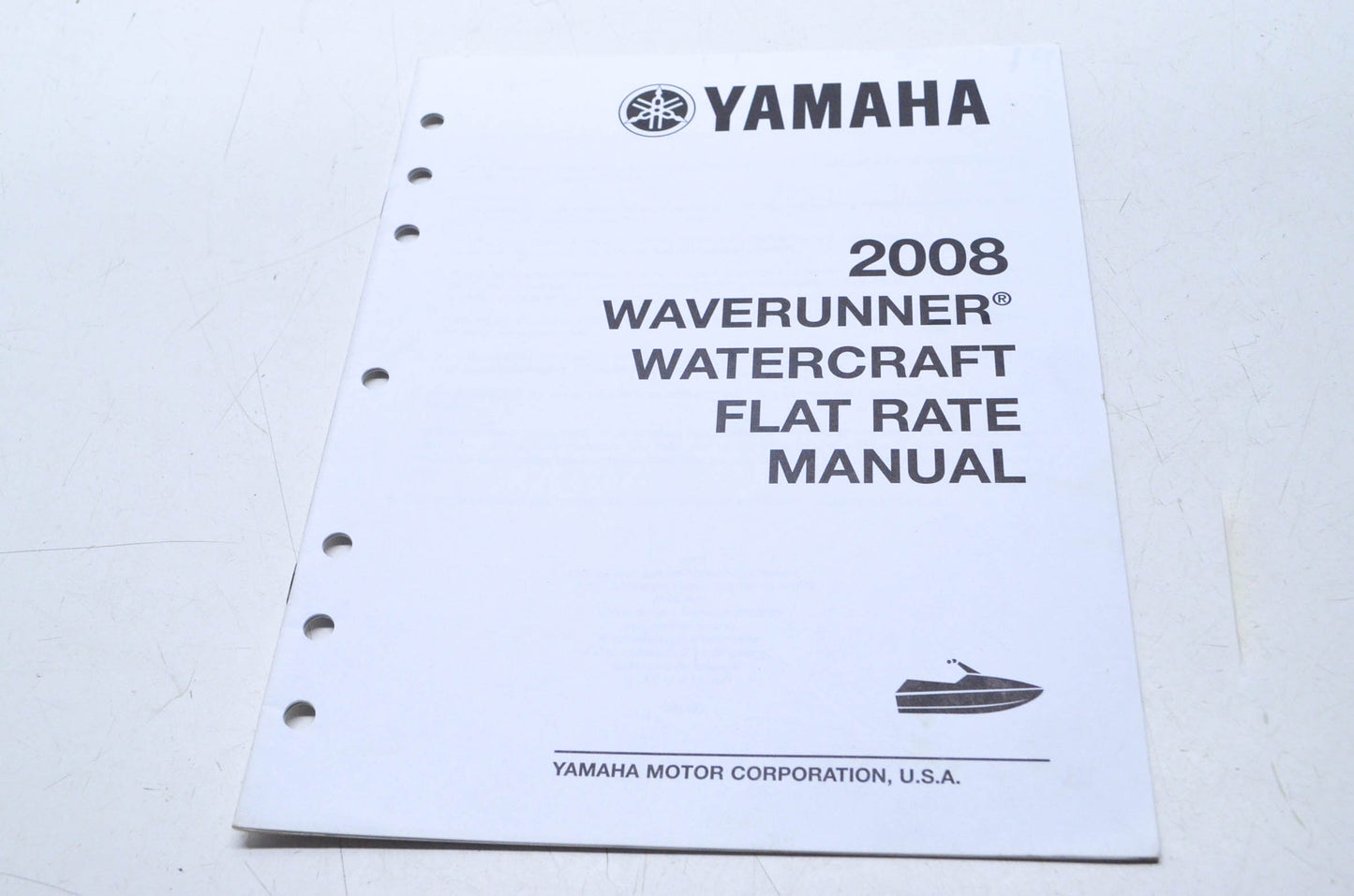 OEM Yamaha LIT-18750-WR-08 Service Manual 2008 Waverunner/WC F NOS