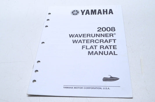 OEM Yamaha LIT-18750-WR-08 Service Manual 2008 Waverunner/WC F NOS