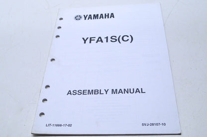 OEM Yamaha LIT-11666-17-02 YFA1S(C) Assembly Manual