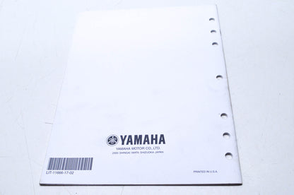 OEM Yamaha LIT-11666-17-02 YFA1S(C) Assembly Manual
