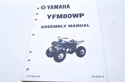OEM Yamaha LIT-11666-15-38 YFM80WP-S Assembly Manual