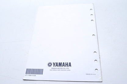 OEM Yamaha LIT-11666-15-38 YFM80WP-S Assembly Manual