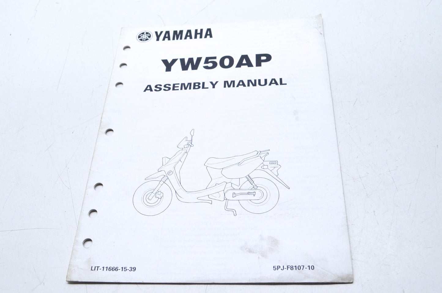 OEM Yamaha LIT-11666-15-39 Assembly Manual YW50AP
