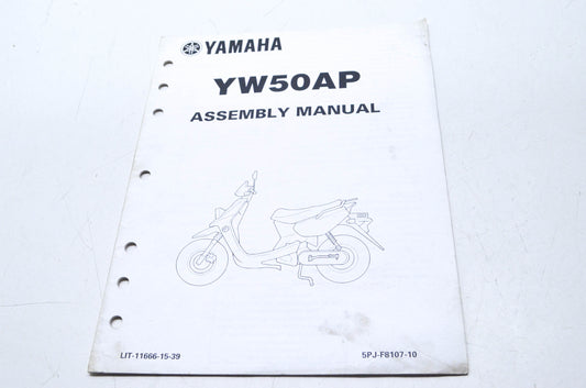 OEM Yamaha LIT-11666-15-39 Assembly Manual YW50AP