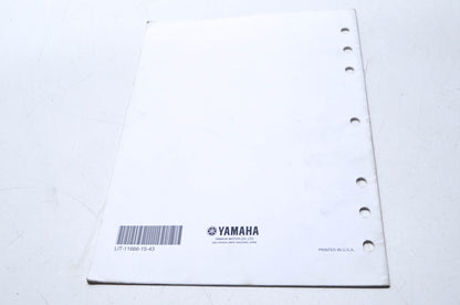 OEM Yamaha LIT-11666-15-43 WR426FP Assembly Manual