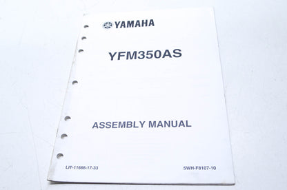 OEM Yamaha LIT-11666-17-33 YFM350AS Assembly Manual