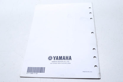 OEM Yamaha LIT-11666-17-33 YFM350AS Assembly Manual