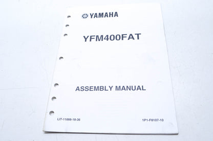 OEM Yamaha LIT-11666-18-36 YFM400FAT Assembly Manual