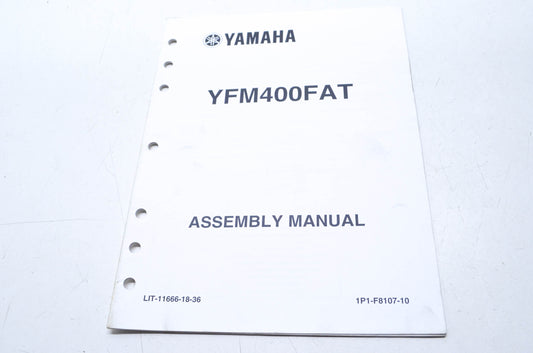 OEM Yamaha LIT-11666-18-36 YFM400FAT Assembly Manual