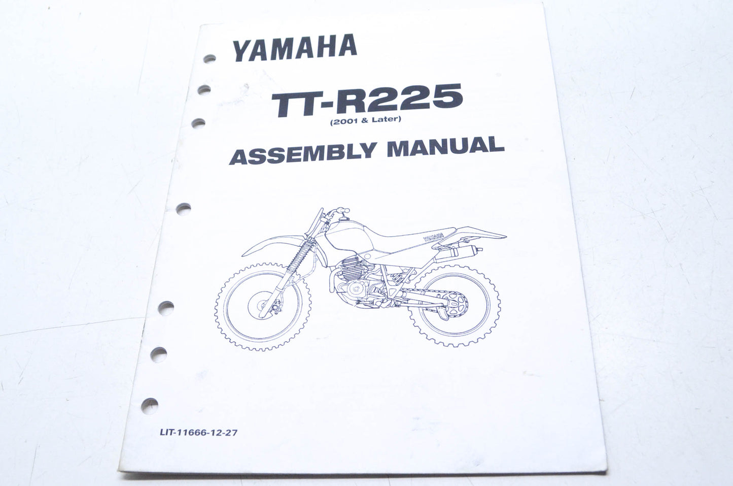 OEM Yamaha TT-R225 {2001 & Later) Assembly Manual