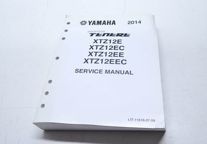 OEM Yamaha LIT-11616-27-59 XTZ12E(C) XTZ12EE(C) Service Manual