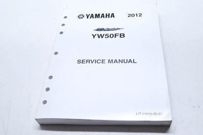 OEM Yamaha LIT-11616-25-31 Service Manual YW50FB