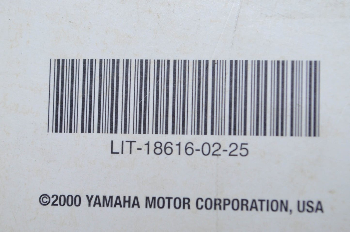 OEM Yamaha LIT-18616-02-25 XRT1200Y (XR1800) Service Manual