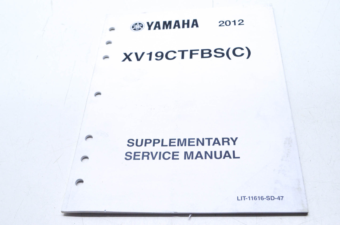 OEM Yamaha LIT-11616-SD-47 XV19CTFBS(C) Service Manual Supplement