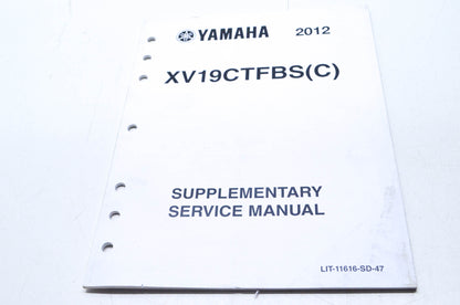 OEM Yamaha LIT-11616-SD-47 XV19CTFBS(C) Service Manual Supplement