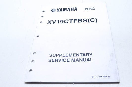 OEM Yamaha LIT-11616-SD-47 XV19CTFBS(C) Service Manual Supplement