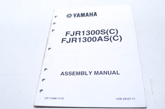 OEM Yamaha LIT-11666-17-27 FJR1300S(C)/AS(C) Assembly Manual
