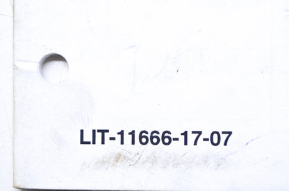 OEM Yamaha LIT-11666-17-07 YFS200S Assembly Manual