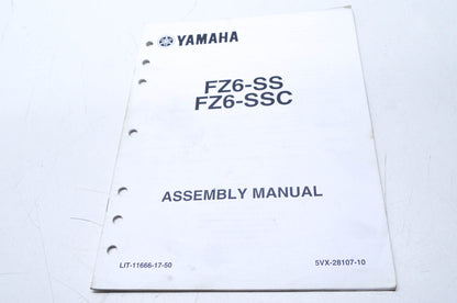 OEM Yamaha LIT-11666-17-50 FZ6-SS(C) Assembly Manual