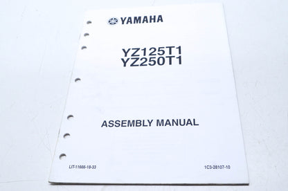 OEM Yamaha LIT-11666-18-33 YZ125T1/YZ250T1 Assembly Manual