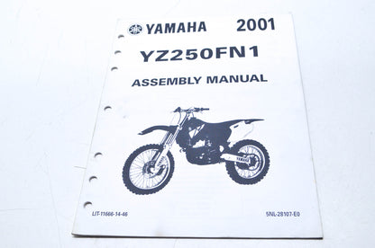 OEM Yamaha LIT-11666-14-46 YZ250FN1 Assembly Manual