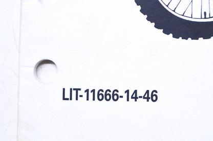 OEM Yamaha LIT-11666-14-46 YZ250FN1 Assembly Manual