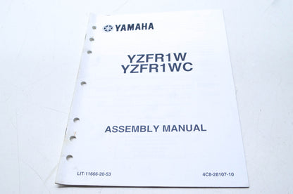 OEM Yamaha LIT-11666-20-53 Assembly Manual YZFR1W(C)