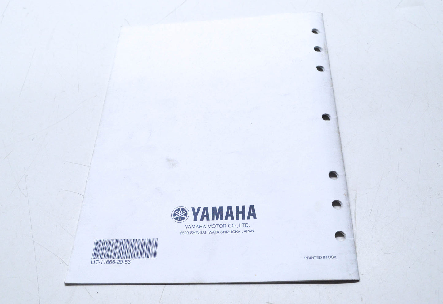 OEM Yamaha LIT-11666-20-53 Assembly Manual YZFR1W(C)
