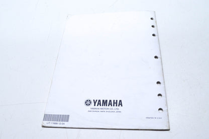 OEM Yamaha LIT-11666-12-24 YFM400FWL Assembly Manual