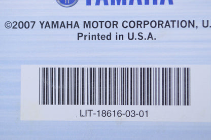 OEM Yamaha AR/SR/SX230 High Output Boat 2007 Service Manual