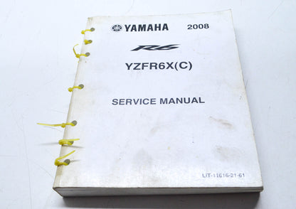 OEM Yamaha LIT-11616-21-61 Service Manual YZFR6X/XC