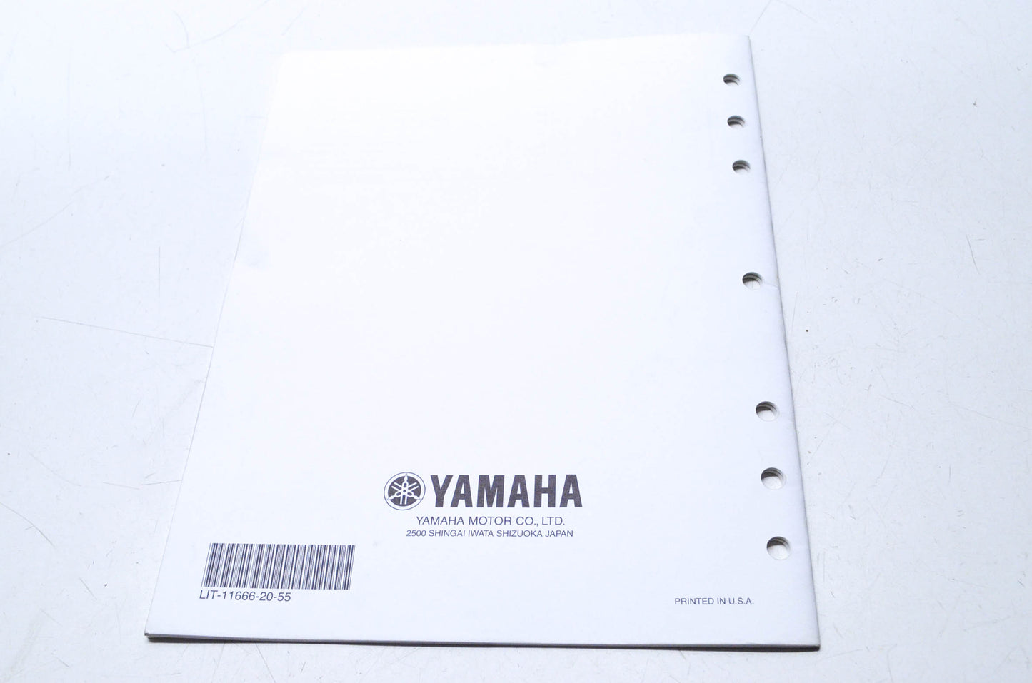 OEM Yamaha LIT-11666-20-55 WR250F (W-X) 2007-20 Assembly Manual