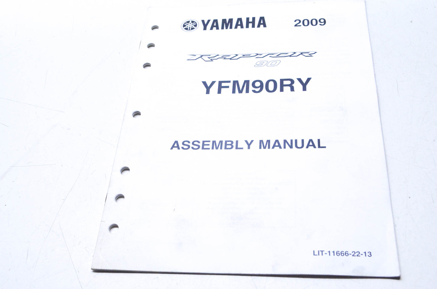 OEM Yamaha LIT-11666-22-13 YFM90RY Assembly Manual