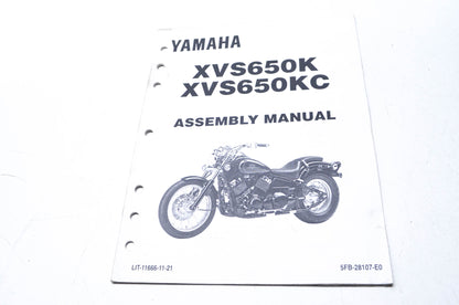 OEM Yamaha LIT-11666-11-21 XVS650K/KC -S/SC Assembly Manual