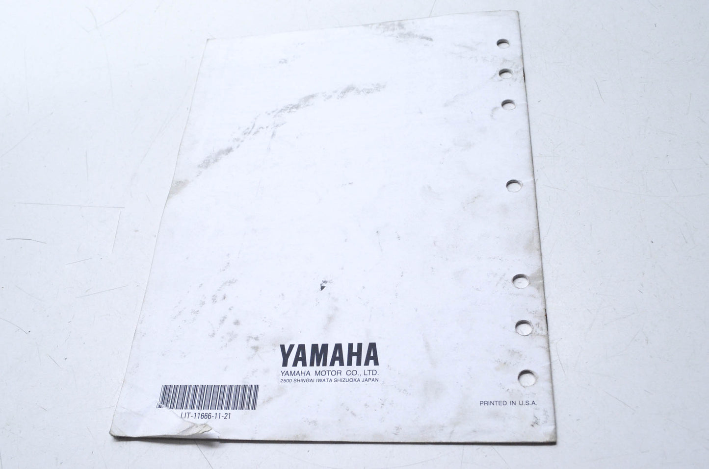 OEM Yamaha LIT-11666-11-21 XVS650K/KC -S/SC Assembly Manual