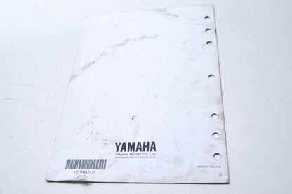 OEM Yamaha LIT-11666-11-21 XVS650K/KC -S/SC Assembly Manual